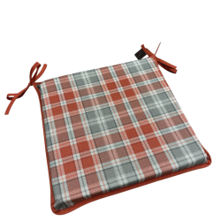 Highland Check Autumn Square Seat Pads | Geometric Square Seat Pads