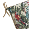 Square Seat Pads Natural Rainforest Tapestry | Square Shape Chair Pads