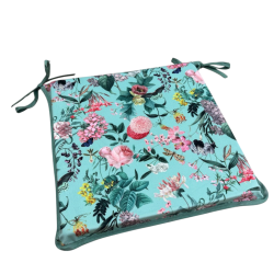 Quadratische Samtkissen für Ruhe | Florale Samt-Sitzkissen in quadratischer Form