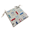 Coussins de siège carrés classiques pour camping-car | Coussins de siège carrés imprimés modernes
