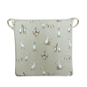 Shabby Duck Square Chair Pads | Modern Animal Print Square Seat Pads