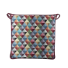 Coussins de siège carrés Big Holland Tapestry | Coussins de chaise carrés multicolores