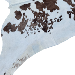 Tapis en peau de vache marron et blanche extra large | Peau de vache naturelle extra large