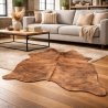 Large Brown Brindle Cowhide Rug| Brindle Cow Hide Rug| Brindle Cowskin