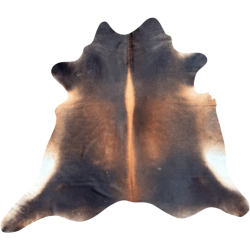 XX/Large Brown Tan & White Cowhide Rug | Double XL Brown Cow Hide |