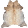Large Brown/Beige Cowhide Rug | Pale Brown Cowskin | Large Hair on Hide