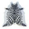 Grote Gedrukte Zebra Koeienhuid Tapijt| Grote Zwart & Wit Zebra Koeienhuid Tapijt