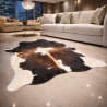 Large Brown & White Cowhide Rug| Brown & White Cowhide | Large Cowhides