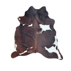 Large Brown & White Cow Hide Rug| Brown & White Cowhide | Large Cowhides