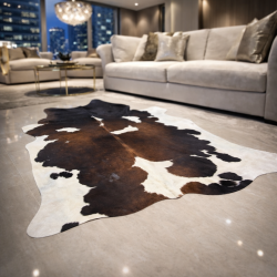 Large Brown & White Cow Hide Rug| Brown & White Cowhide | Cowhides |