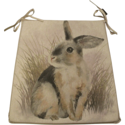 Rabbit Reversible Konischer Sitzpolster | Set aus 2, 4, 6 oder 8 Bunny Stuhlkissen