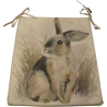 Coussin de siège réversible conique en forme de lapin | Lot de 2, 4, 6 ou 8 coussins de chaise lapin