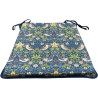Tapered Seat Pad Strawberry Thief Navy | William Morris Print Sitzkissen