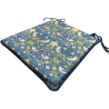 Tapered Seat Pad Strawberry Thief Navy | William Morris Print Sitzkissen