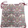 Cuscino per Sedia con Seduta Affusolata Strawberry Thief Crimson | Cuscini per Sedia William Morris