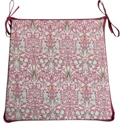 Coussin d'assise conique Snakeshead Crimson | Coussins d'assise imprimés William Morris
