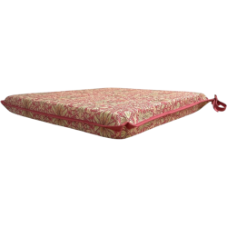 Coussin d'assise conique Snakeshead Crimson | Coussins d'assise imprimés William Morris