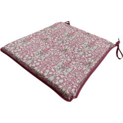 Coussin d'assise conique Snakeshead Crimson | Coussins d'assise imprimés William Morris