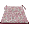Tapered Seat Pad Snakeshead Crimson| William Morris Printed Seat Pads