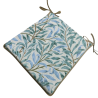 Tapered Seat Pad Willow Bough Tapestry Seaspray | Green  Seat Pads