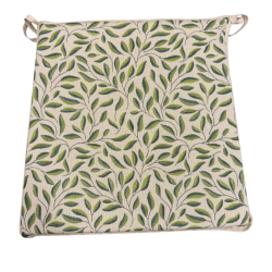 Coussin de siège conique à motifs de feuilles vertes | Coussins de siège coniques à motifs verts |