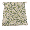 Tapered Sitzkissen Grüne Blätter | Grün gemusterte Tapered Sitzkissen |