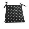 Silver Bee Tapered Seat Pads | Black & Silver Tapered Chair Pads