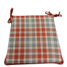 Highland Check Herbst Konische Sitzkissen | Karierte Konische Stuhlkissen