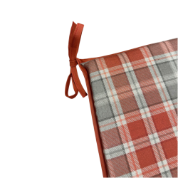 Highland Check Herbst Konische Sitzkissen | Karierte Konische Stuhlkissen