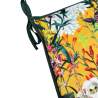 Velvet Midsummer Sitzkissen mit konischer Form | Florale Samt-Sitzkissen mit konischer Form