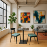 Velvet Tranquillity Cuscini per Sedie Affusolati | Cuscini per Sedie in Velluto Floreale |