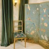 Cuscini per sedie in velluto Chinoiserie affusolati | Cuscini per sedie in velluto orientale di lusso