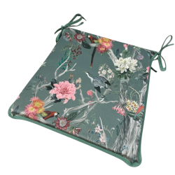 Fluwelen Chinoiserie Taps Toelopende Stoelkussens | Luxe Oosterse Fluwelen Stoelkussens