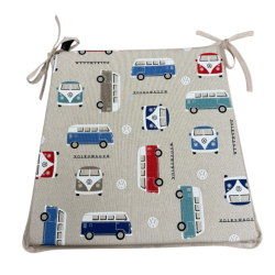 Coussins de siège coniques classiques pour camping-car | Coussins de siège coniques avec attaches pour camping-car