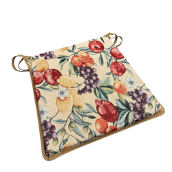 Coussins de siège coniques à motif de fruits naturels | Coussin de siège conique à motif de fruits