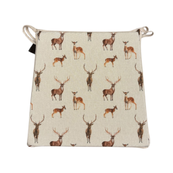 Coussins de siège coniques à motifs cerfs et cervidés | Coussins de siège coniques antidérapants à imprimé animal