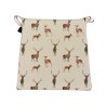 Coussins de siège coniques à motifs cerfs et cervidés | Coussins de siège coniques antidérapants à imprimé animal
