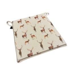 Stags & Deer Tapered Seat Pads | Non-slip Animal Print Tapered Seat Pads