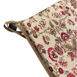 Morris Gobelin Sitzkissen mit konischer Form | Gemusterte Gobelin Sitzkissen mit konischer Form