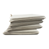 Plain Linen Tapered Seat Pads| Beige Tapered Seat Pads With Ties |