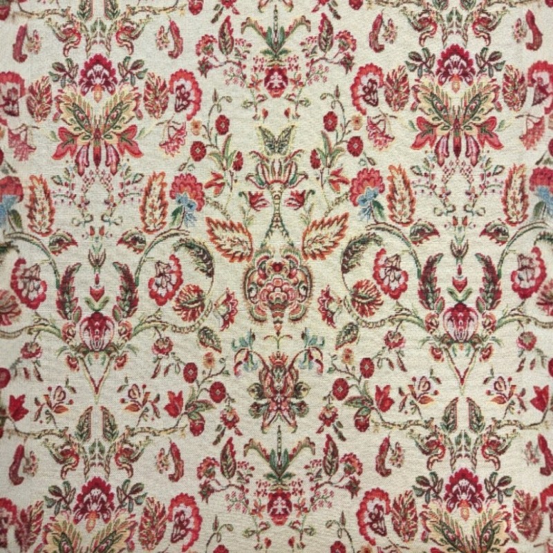 Morris Gobelinstoff | Bastelstoff | Mehrfarbiger Blumenstoff