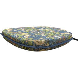 Strawberry Thief Navy Spindle Seat Pad | Floral Spindle Chair Pads |