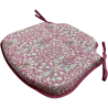 Snakeshead Crimson Spindle Seat Pad | Patterned Spindle Chair Pads |