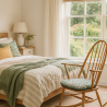 Cuscino per sedia Spindle Willow Bough Seaspray Tapestry | Cuscino per sedia blu verde
