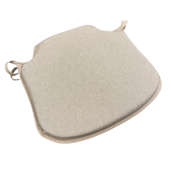 Coussins de siège à fuseaux en lin uni | Coussin de siège neutre | Coussin de siège à fuseaux uni
