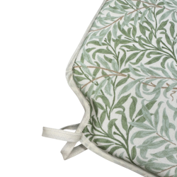 Coussins de siège à fuseaux Willow Bough Sage | Coussins de siège à fuseaux William Morris