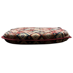 Coussins de siège à fuseaux en tapisserie aztèque | Coussins de chaise à fuseaux en tapisserie bohème