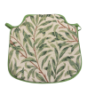 Spindle Seat Pad Willow Bough Sage Tapestry | Green Patterned Chair Pad