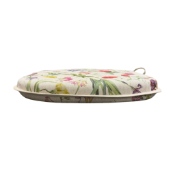 Coussins de chaise à fuseaux à motifs floraux classiques | Coussins de chaise à fuseaux fleuris et colorés