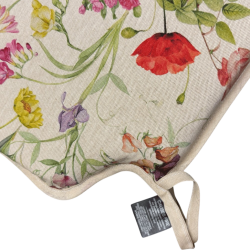 Coussins de chaise à fuseaux à motifs floraux classiques | Coussins de chaise à fuseaux fleuris et colorés